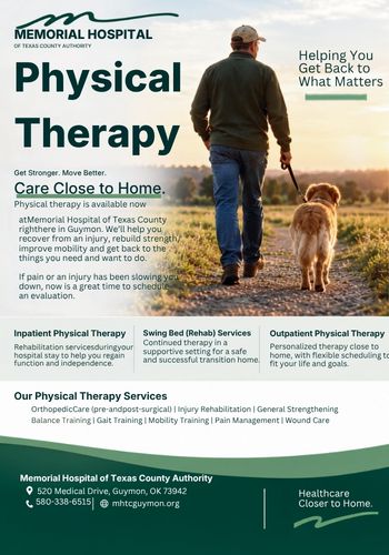 Physical therapy care close to home